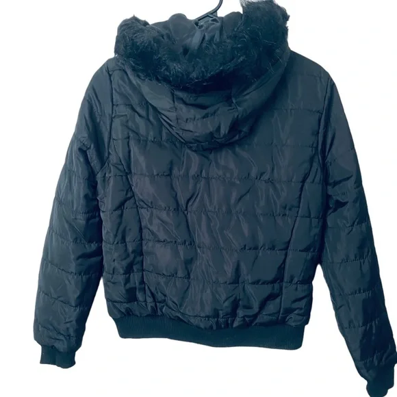 JouJou women’s faux fur lined hooded down jacket - Picture 14 of 16